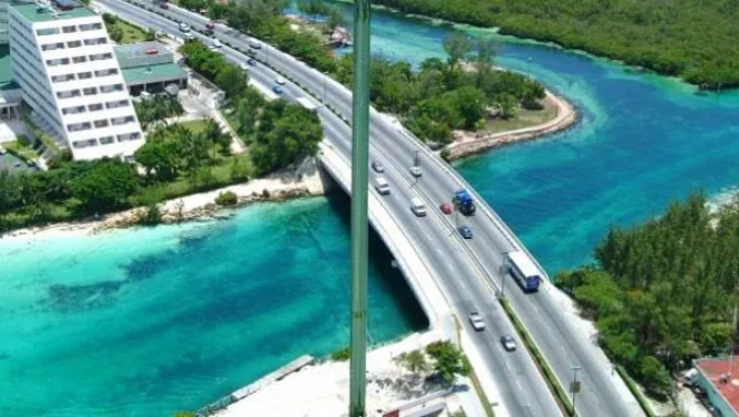Obras del Puente Nichupté sin permisos ambientales