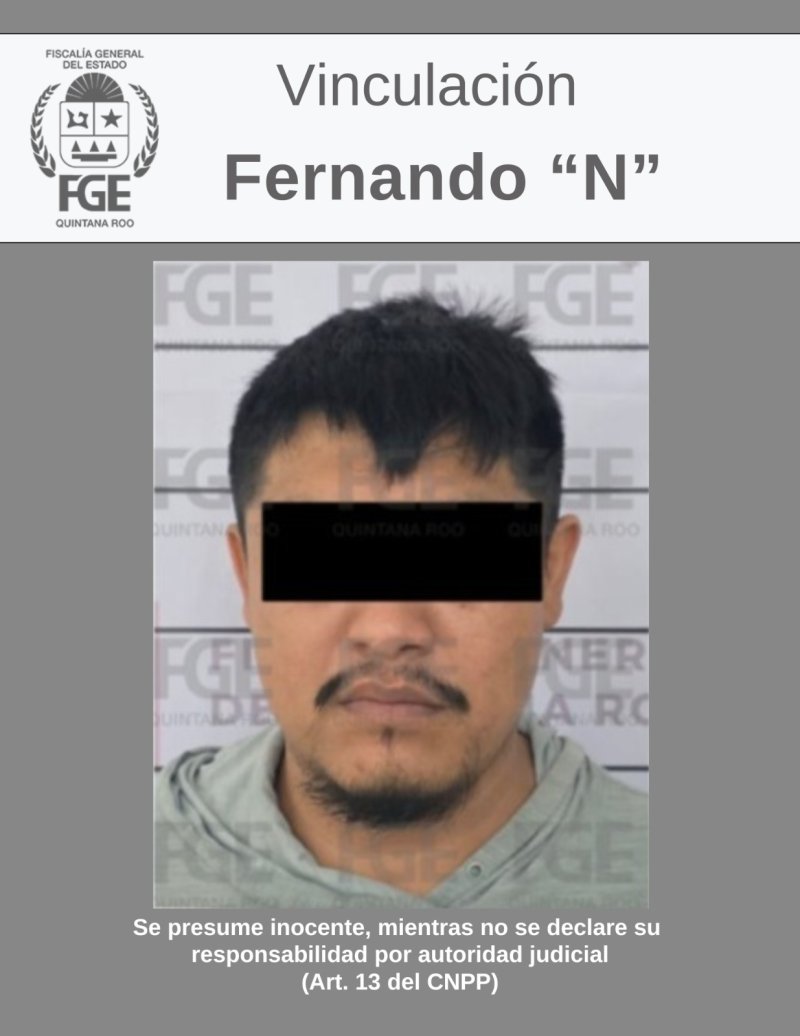 Obtiene FGE segunda vinculación a proceso para dos masculinos en Tulum