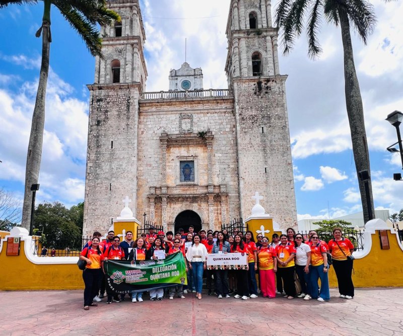Participa CECyTE Quintana Roo en el Festival Académico Nacional 2025 en Valladolid, Yucatán