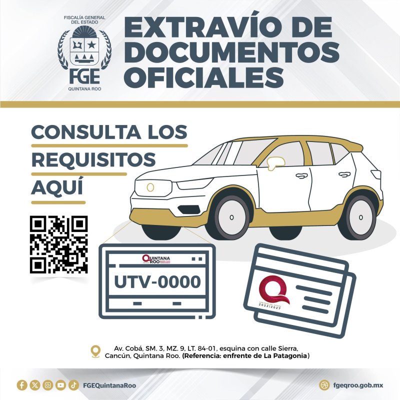 ¿Perdiste documentos oficiales como placas o licencia?