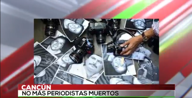 Periodistas se manifiestan a nivel nacional: NO MAS PERIODISTAS MUERTOS