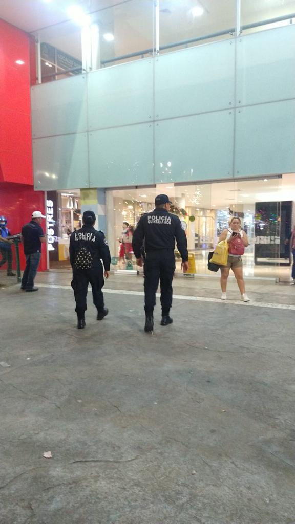 POLICÍA QUINTANA ROO BENITO JUÁREZ REFUERZA VIGILANCIA POR TEMPORADA DECEMBRINA