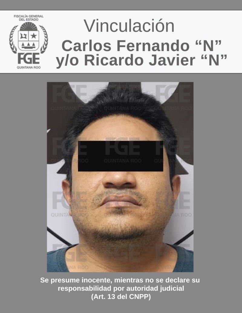 Por extorsión, logra Fiscalía vinculación a proceso para un sujeto en Benito Juárez