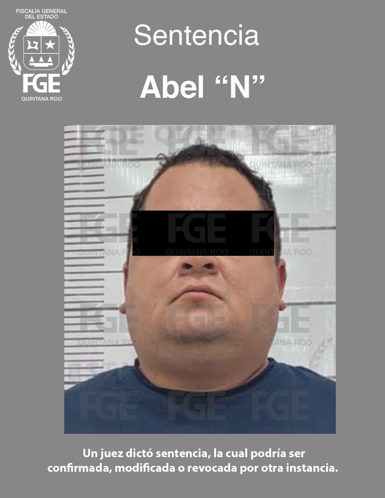 Por feminicidio, consigue FGE de Quintana Roo sentencia de 16 años y 8 meses de prisión para una persona en Benito Juárez