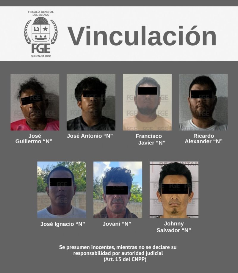 Por narcomenudeo, obtiene FGE de Quintana Roo vinculación a proceso para 10 sujetos