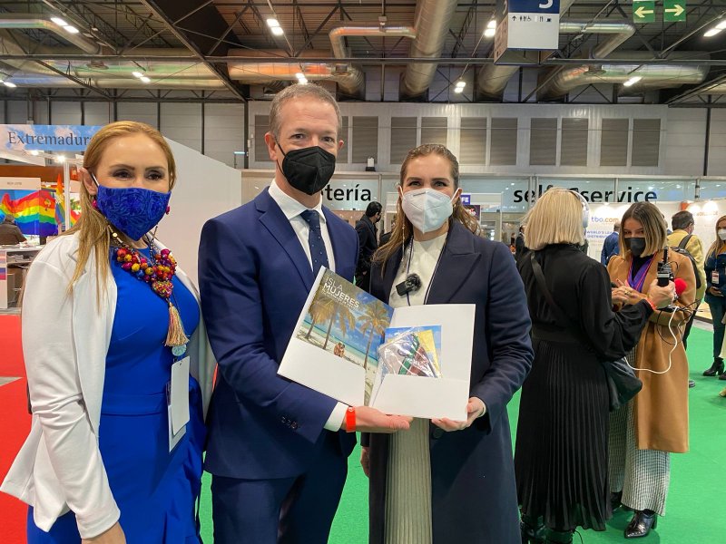 PRESENTE ISLA MUJERES EN LA FERIA INTERNACIONAL DE TURISMO 2022