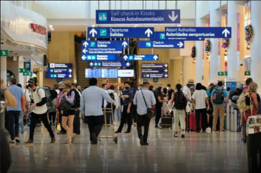 Programan 465 operaciones en el Aeropuerto Internacional de Cancún este lunes