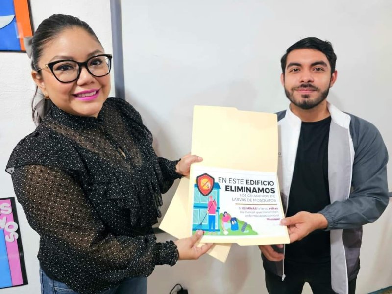 Promueve SESA acreditación de edificios libres de criaderos de mosquitos