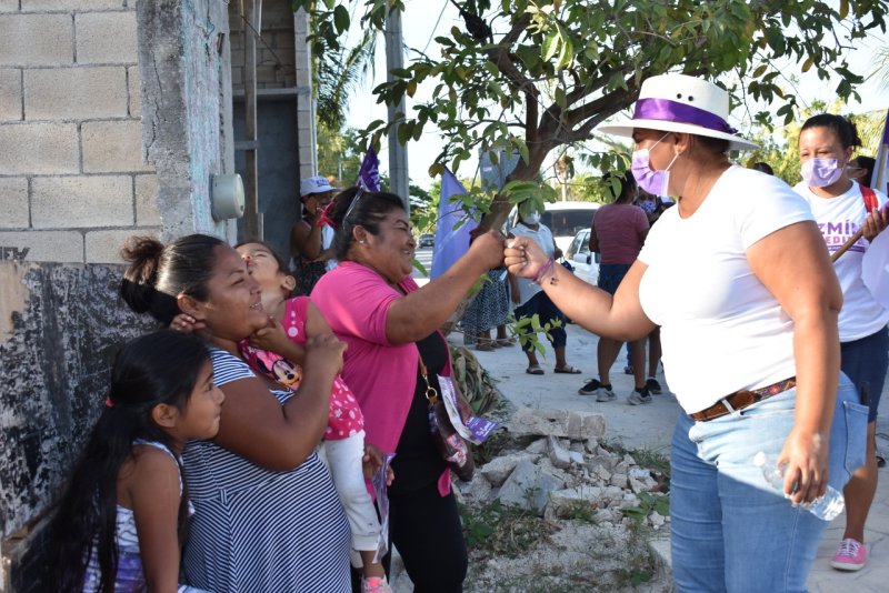 Puerto Morelos, Quintana Roo a 05 de mayo de 2021 Inicia recorrido por la región 17 en Puerto MORELOS
