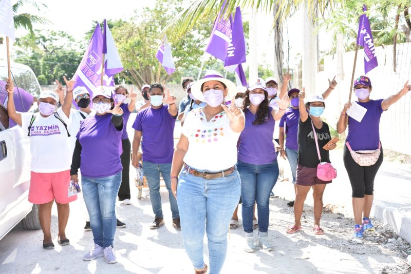 Puerto Morelos, Quintana Roo a 28 de abril de 2021 Finaliza recorrido por Tierra Nueva