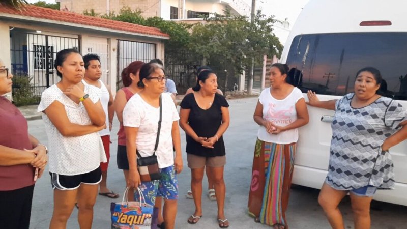 “QUEREMOS UNA SOLUCIÓN YA” los vecinos de la región 225 amenazan a AGUAKAN con hacer huelga en sus oficinas por no tomar la escasez de agua como prioridad