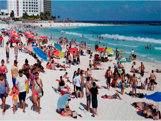 Quintana Roo registra gran ocupación turística