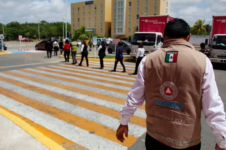 Quintana Roo se suma al Simulacro Nacional