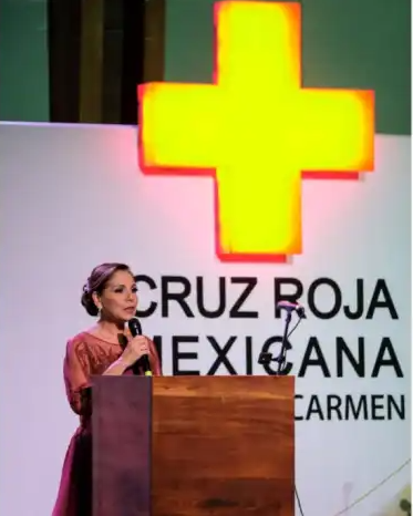 Reconoce Mara Lezama compromiso de la Cruz Roja con las causas sociales