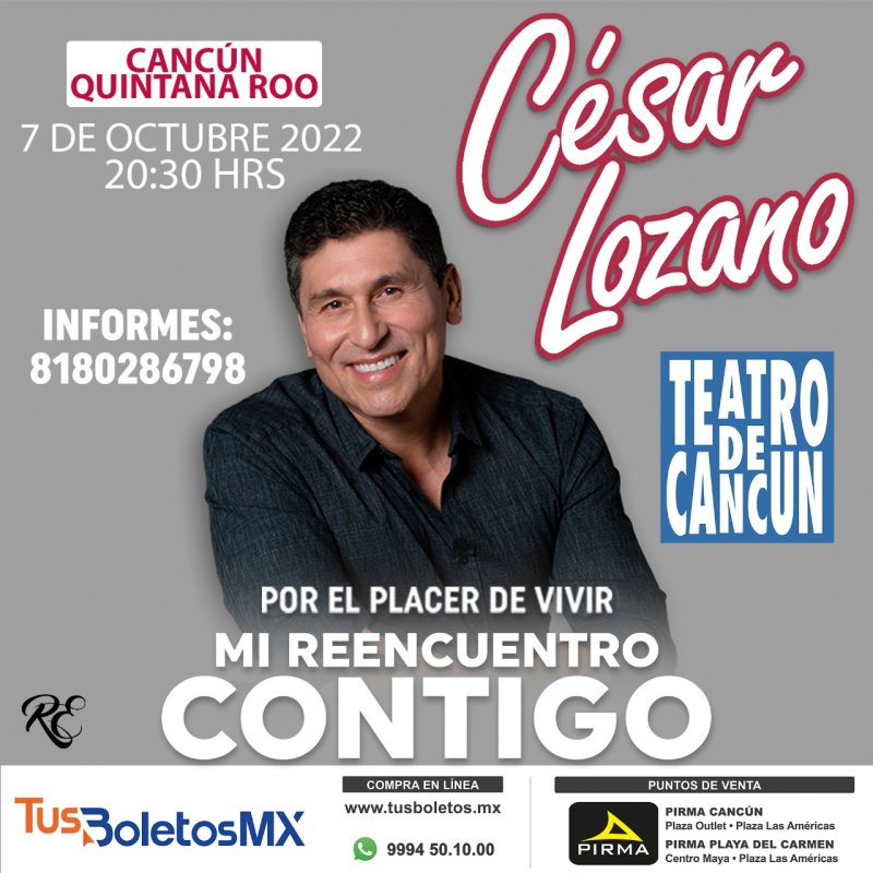 ¡Regresa a Cancún el Dr. CÉSAR LOZANO!