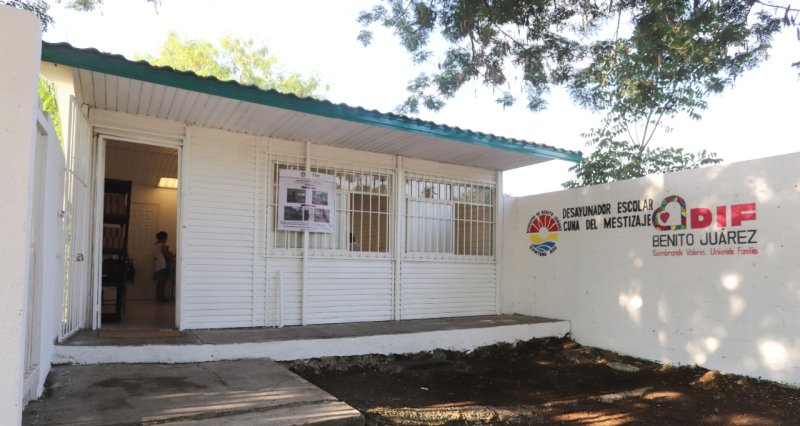 REHABILITA DIF MUNICIPAL DESAYUNADOR ESCOLAR EN COLONIA “EL MILAGRO”