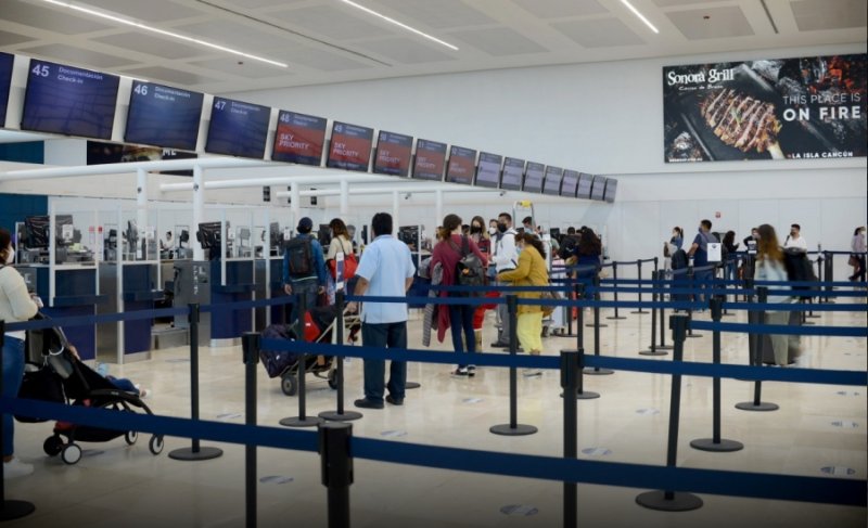 Reportan 169 llegadas y 165 salidas en el Aeropuerto Internacional de Cancún este miércoles