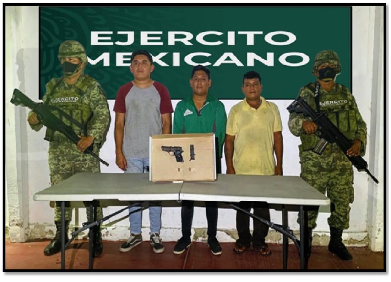 Resultados obtenidos por el Ejército Mexicano durante el mes de febrero de 2023 en el estado de Quintana Roo.