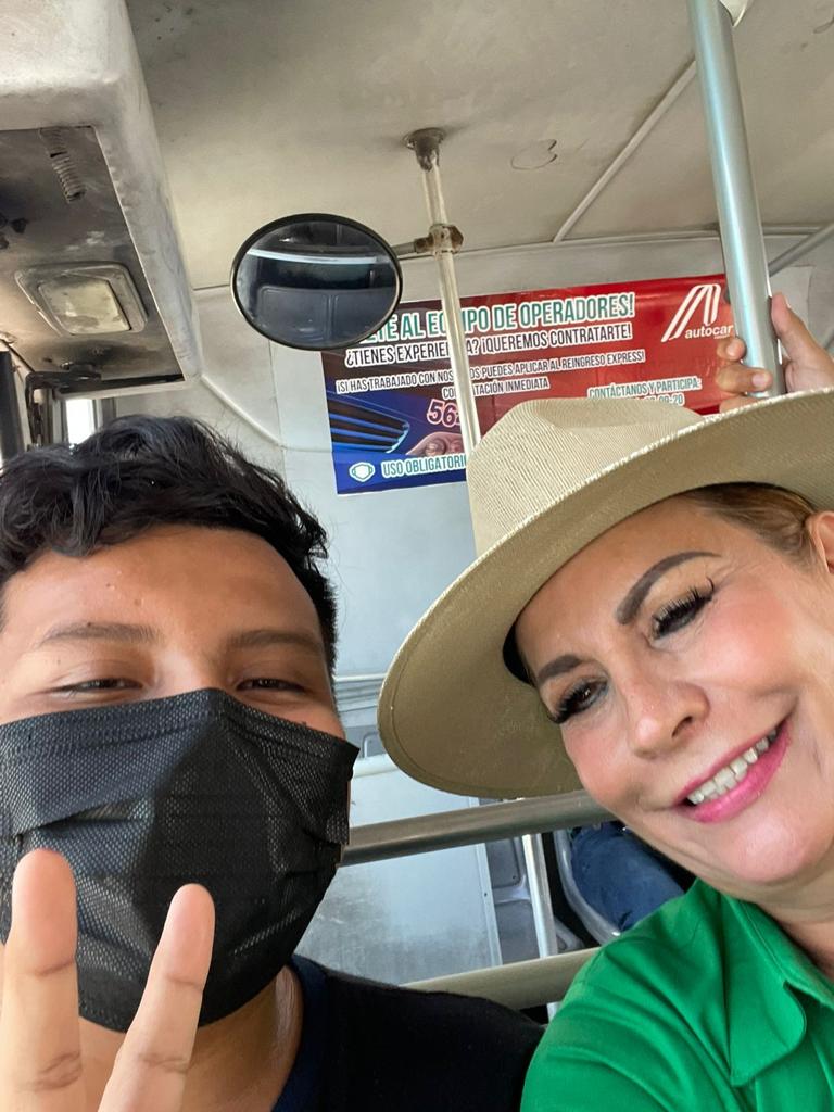 RETO A MIS CONTRINCANTES A LA INICIATIVA DE USAR TRANSPORTE PÚBLICO: SUSY HURTADO