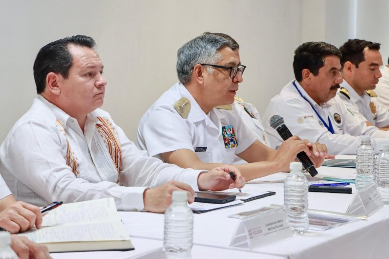 Revisan avances del proyecto de modernización y ampliación del Puerto, durante la segunda Mesa Comercial del Puerto de Progreso.