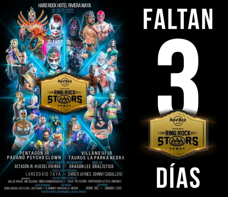 ¡RING & ROCK STAAARS imposible no estar presente para vivir la pasión de la triple AAA