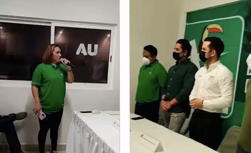 Saydi Anduze renuncia en su toma de protesta a la secretaría del PVEM en Puerto Morelos