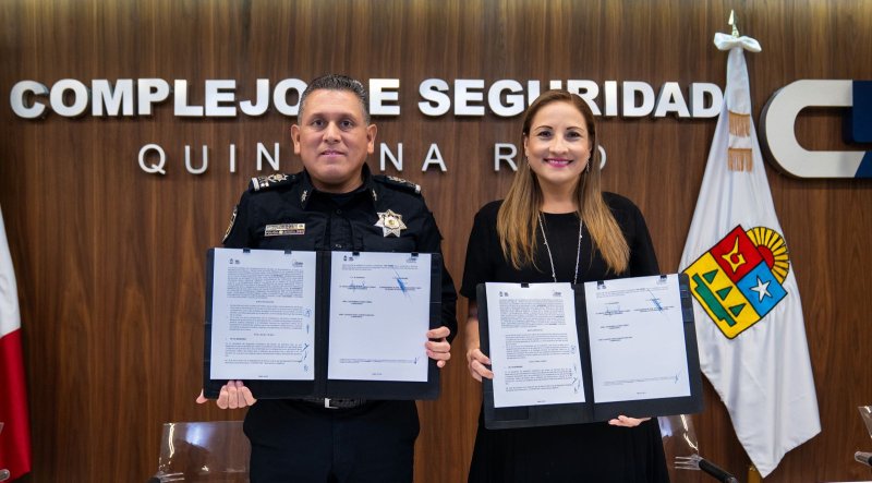 Se fortalece la cultura de la transparencia con la firma de un convenio entre la Secretaría de Seguridad Ciudadana y del Instituto de Acceso a la Información y Protección de Datos Personales de Quintana Roo