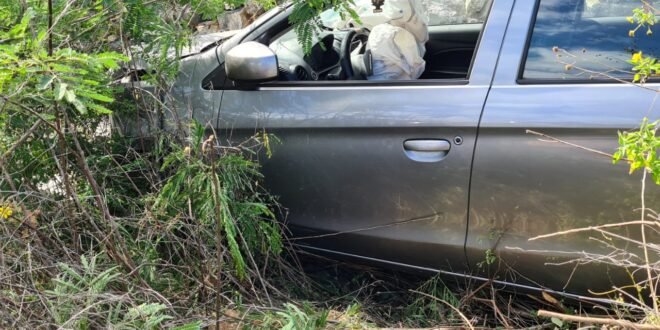 ¡Se le durmió el gallo! Trabajador de Bachoco se accidenta al dormitar en carretera