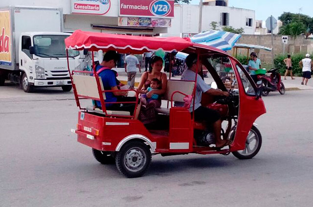Se preparan reformas para regular a mototaxis en Quintana Roo