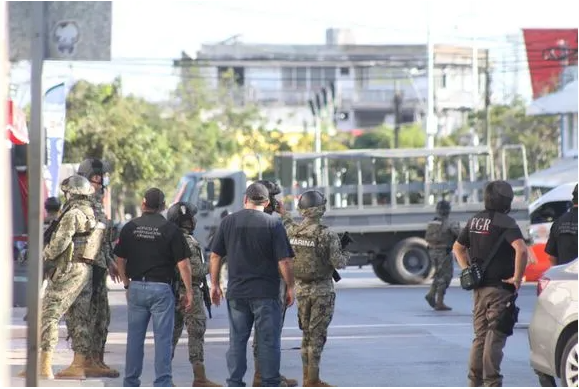 Se realiza fuerte operativo militar en Cancún