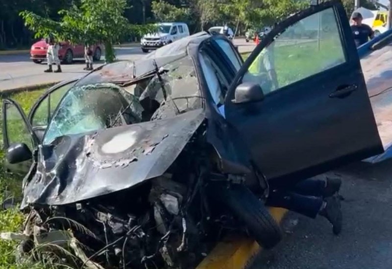 Se registró accidente y vehicular