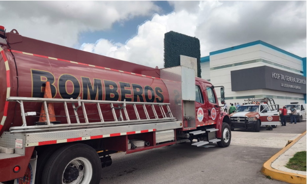 Se reporta incendio en el Hospital General de Cancún