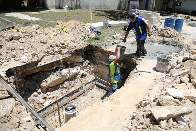 Se supervisó la construcción de pozo de absorción