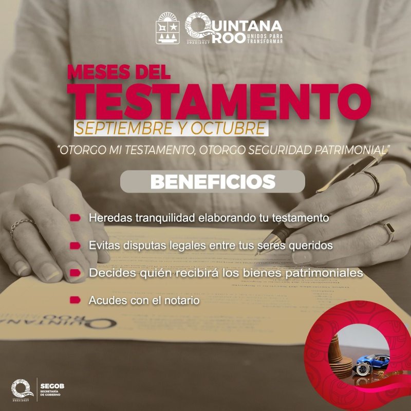 Septiembre y Octubre: Meses del Testamento