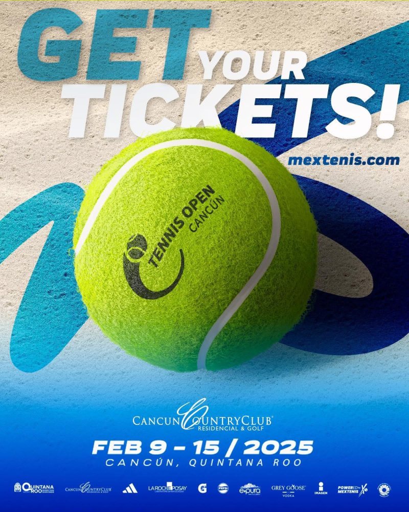 Será Cancún sede del WTA Cancun Tennis Open 2025: SEDETUR