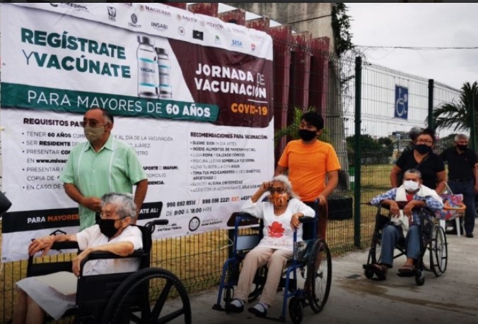 Sin contratiempos, comienza la segunda jornada de vacunación contra la COVID-19 en Cancún