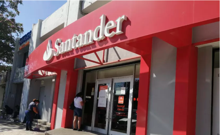 Sistemas de Santander presentan fallas en Cancún
