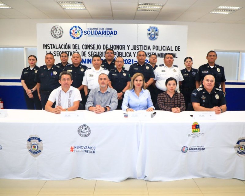 Solidaridad avanza en renovación y dignificación de la policía municipal