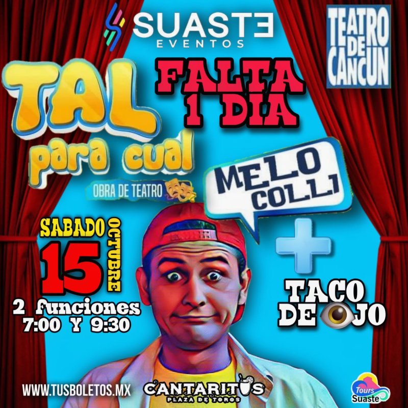 ¡Solo falta 1 día! para la presentacion de “Tal Para Cual”