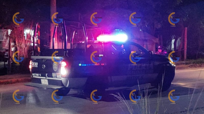 Sujeto baleado sobre Avenida Costa Maya