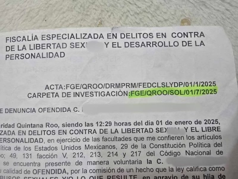 Sujeto fue denunciado por estar relacionado agravio a su hija menor.