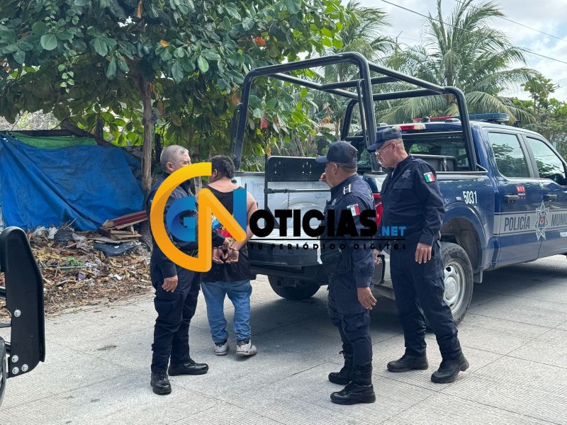 Sujetos detenidos al intentar machetear a sus vecinos en la Rg.230
