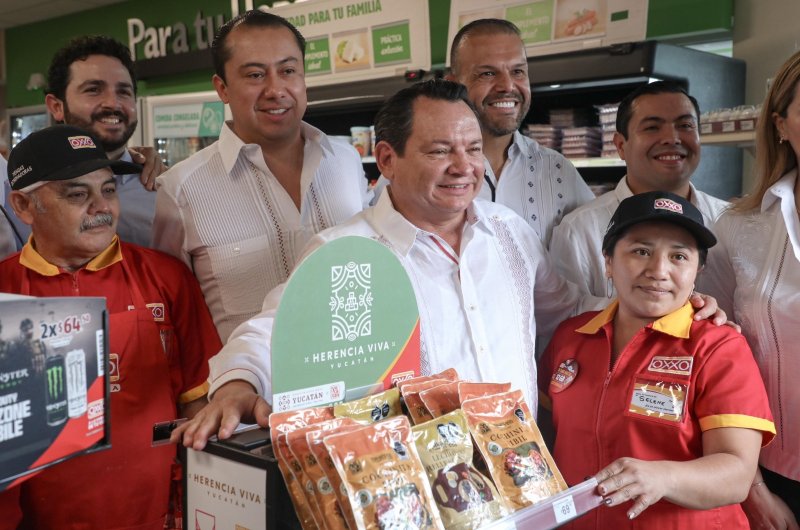 Suman esfuerzos Gobierno de Yucatán y Oxxo para dar visibilidad a emprendedores locales