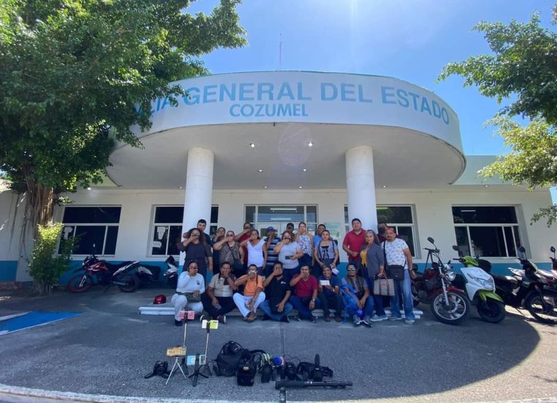 Suman fuerzas para exigir libertad de expresión en Cozumel –