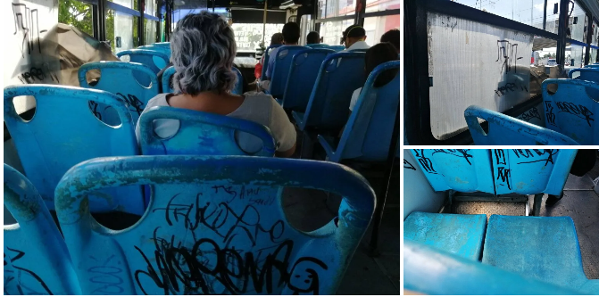 supervisan camiones de transporte publico por parte de gobierno municipal
