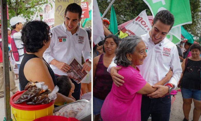 Tianguistas de la Región 96 respaldan a GINO Segura
