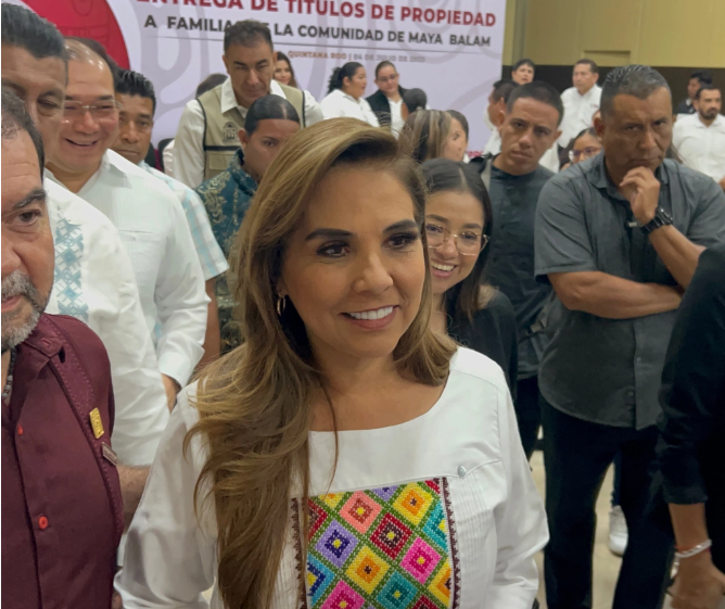 Tren Maya estará listo en tiempo y forma, asegura Mara Lezama