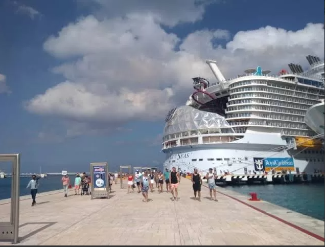 Turismo de cruceros en Cozumel aumenta un 18% en el primer bimestre del 2024
