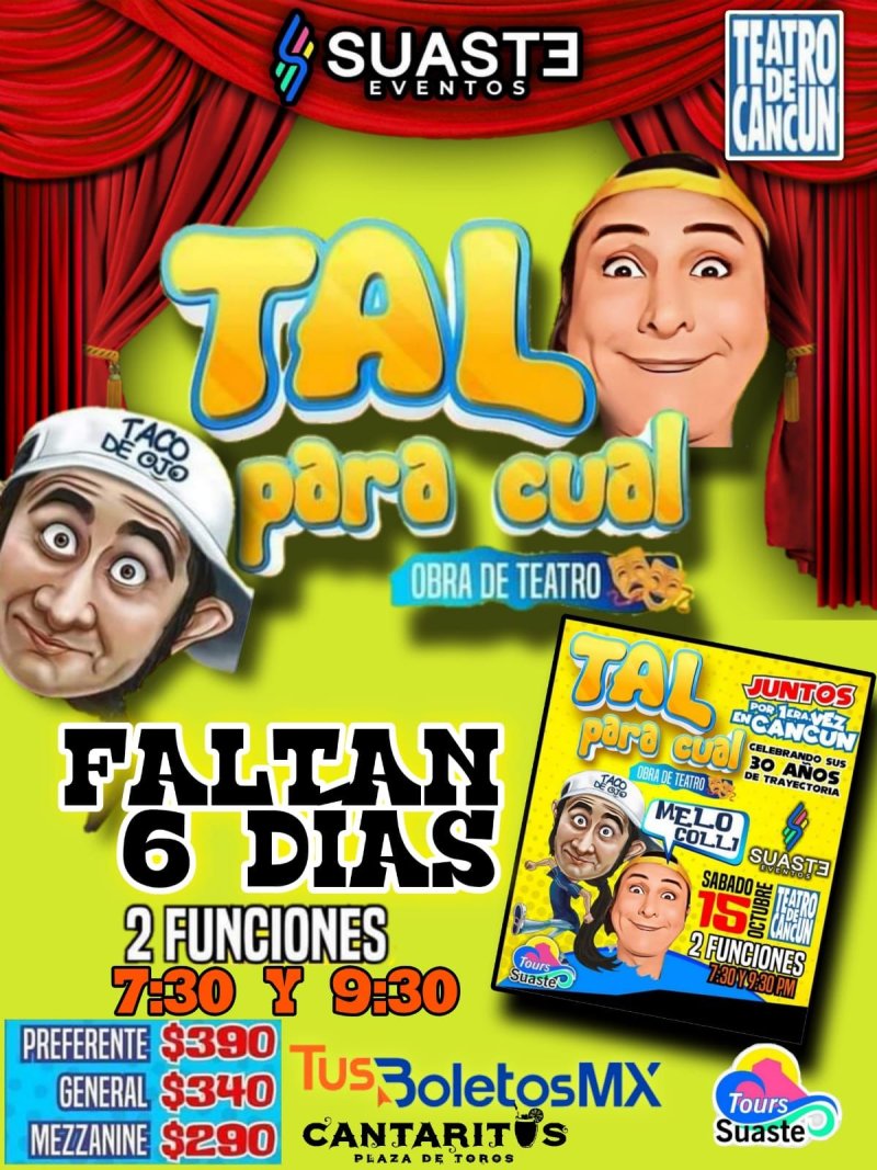 #ultimasnoticias| Solo faltan 6 días para el mejor show de comedia “Tal para cual”