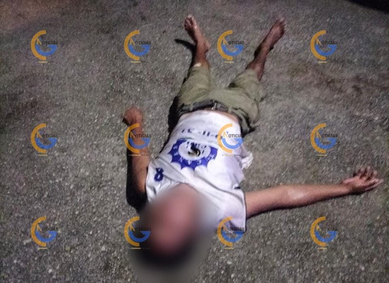 Un Hombre fue encontrado tirado a media calle de la región 236, policías pensaban que estaba muerto, pero solo andaba de parranda.